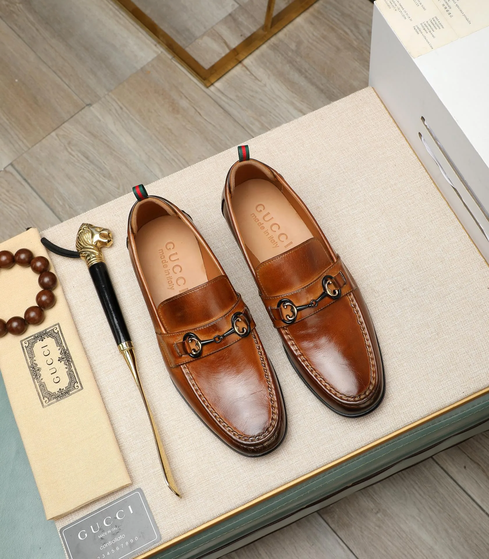 Men's shoes 💰500 📛📛Original (water-dyed cow lining) GUCCI official website formal shoes 🌀 Italian 🇮🇹 imported cowhide ➕ top imported water-dyed cowhide lining 💋 fine handmade original bottom, the real thing looks better when photographed in person Standard size 38-44